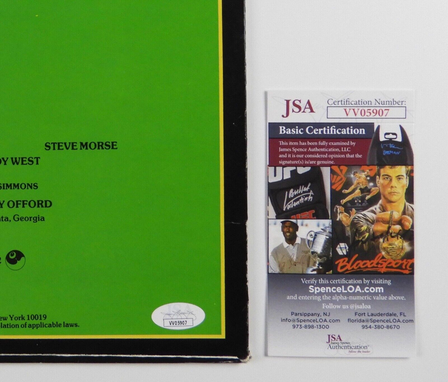 The Dregs JSA Signed Autograph Album Record Steve Morse Industry Standard