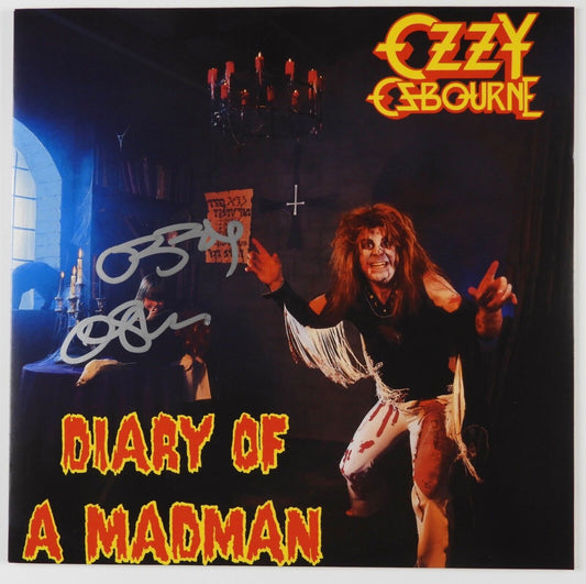 Ozzy Osbourne JSA Autograph Signed Album Diary Of A Madman
