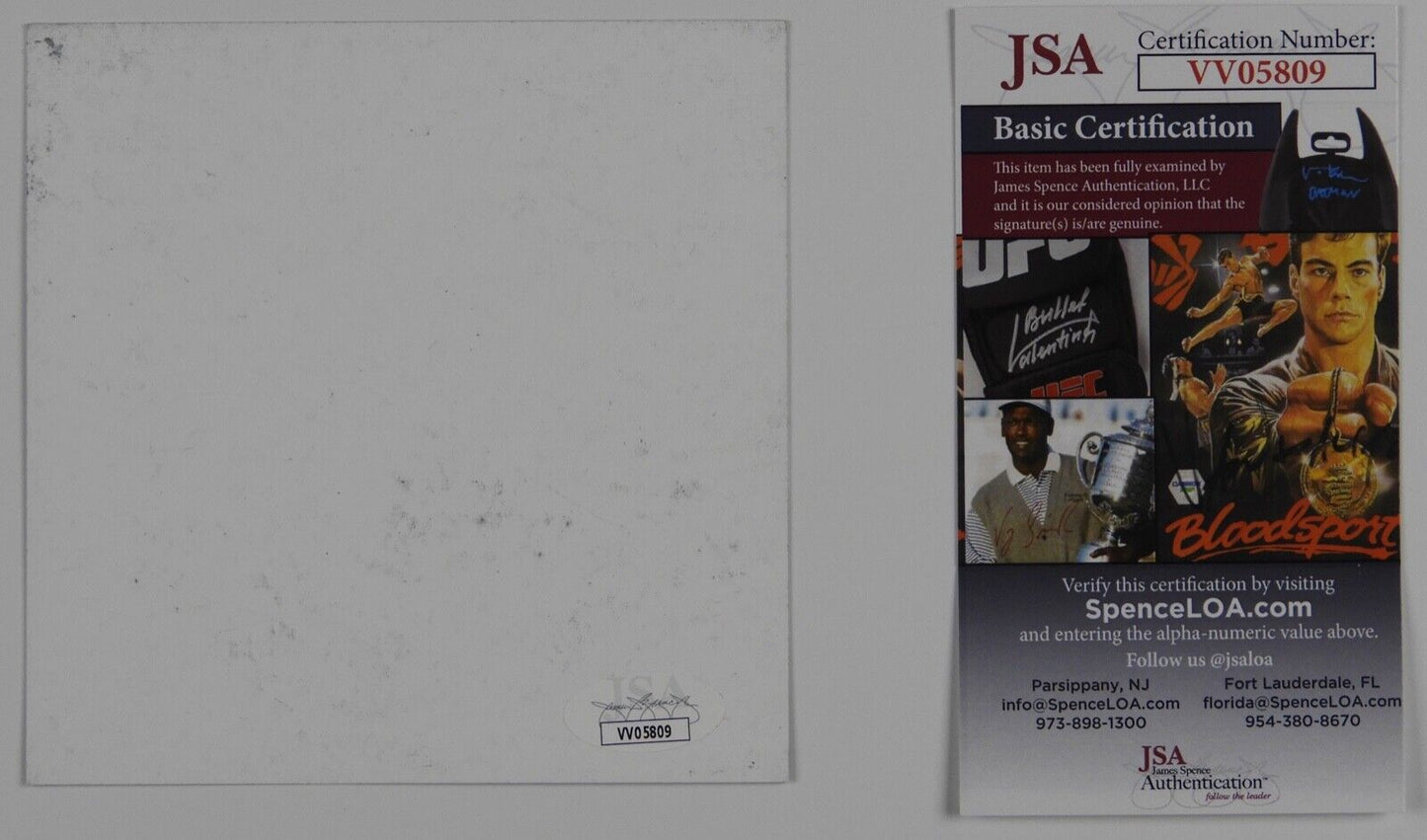 Sting The Police JSA Signed Autograph CD Insert Duets