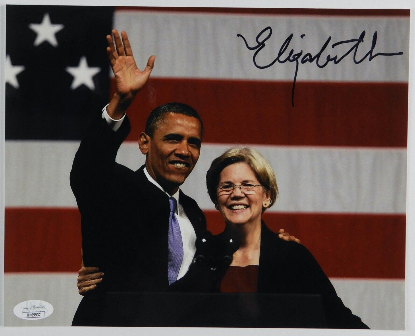 Elizabeth Warren JSA Autograph Signed Photo COA 8 x 10 Senator President