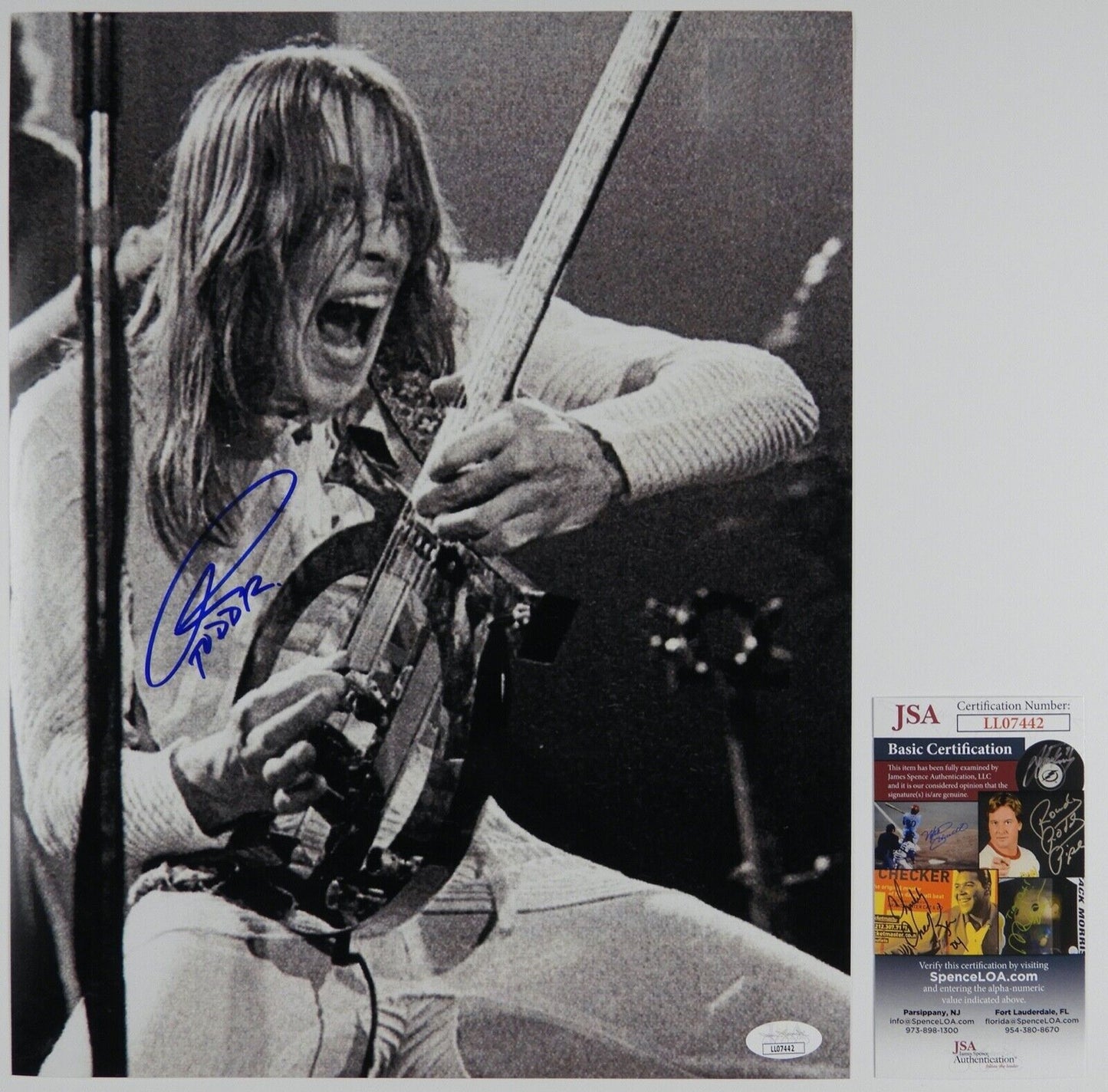 Todd Rundgren JSA Signed Autograph Photo 8 x 10