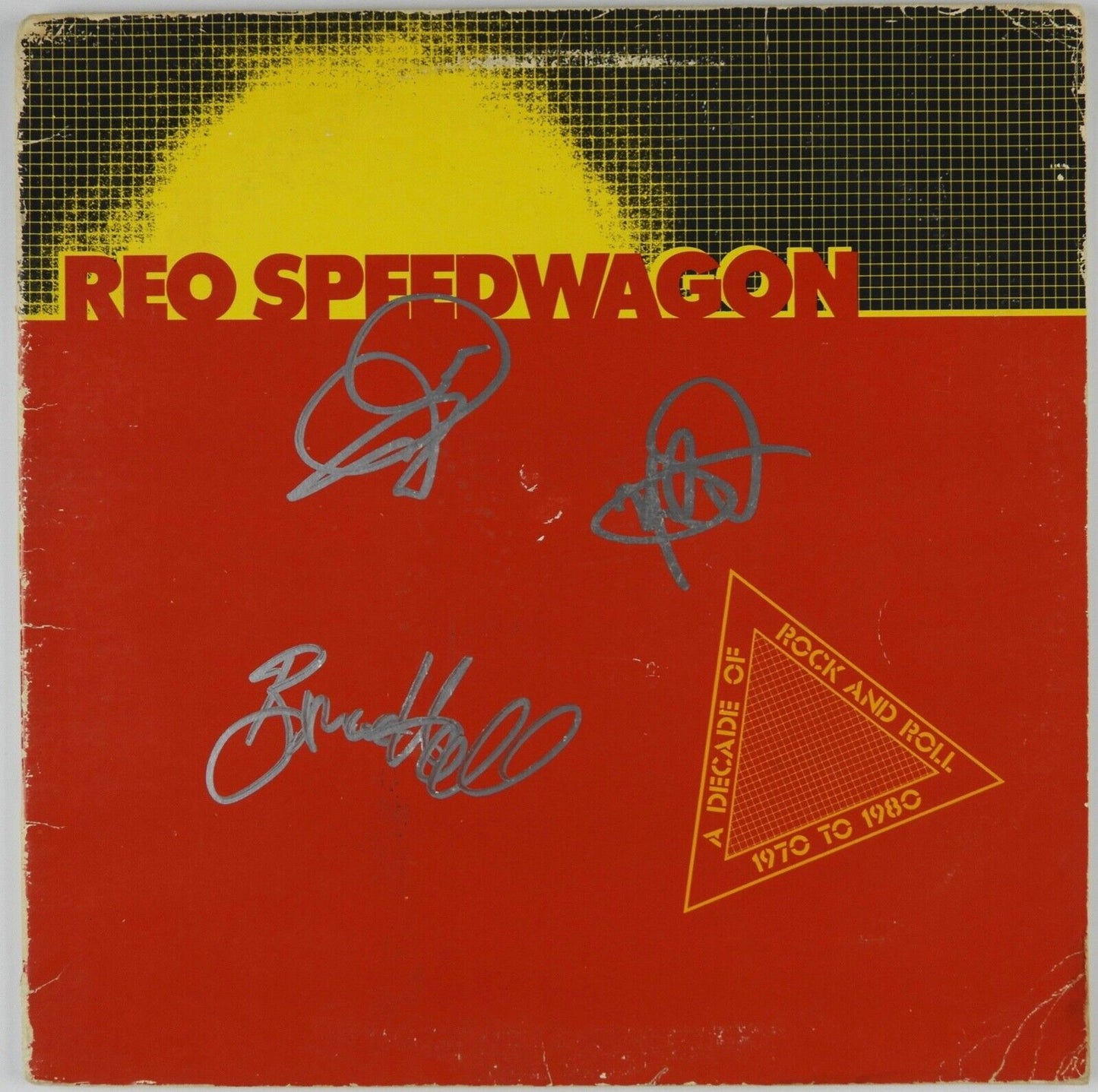 REO Speedwagon JSA Signed Autograph Record Album Vinyl Kevin Cronin Bruce Hall +