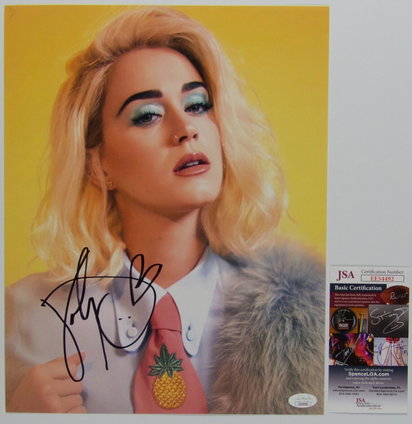 Katy Perry JSA Signed Autograph 11 x 14 photo