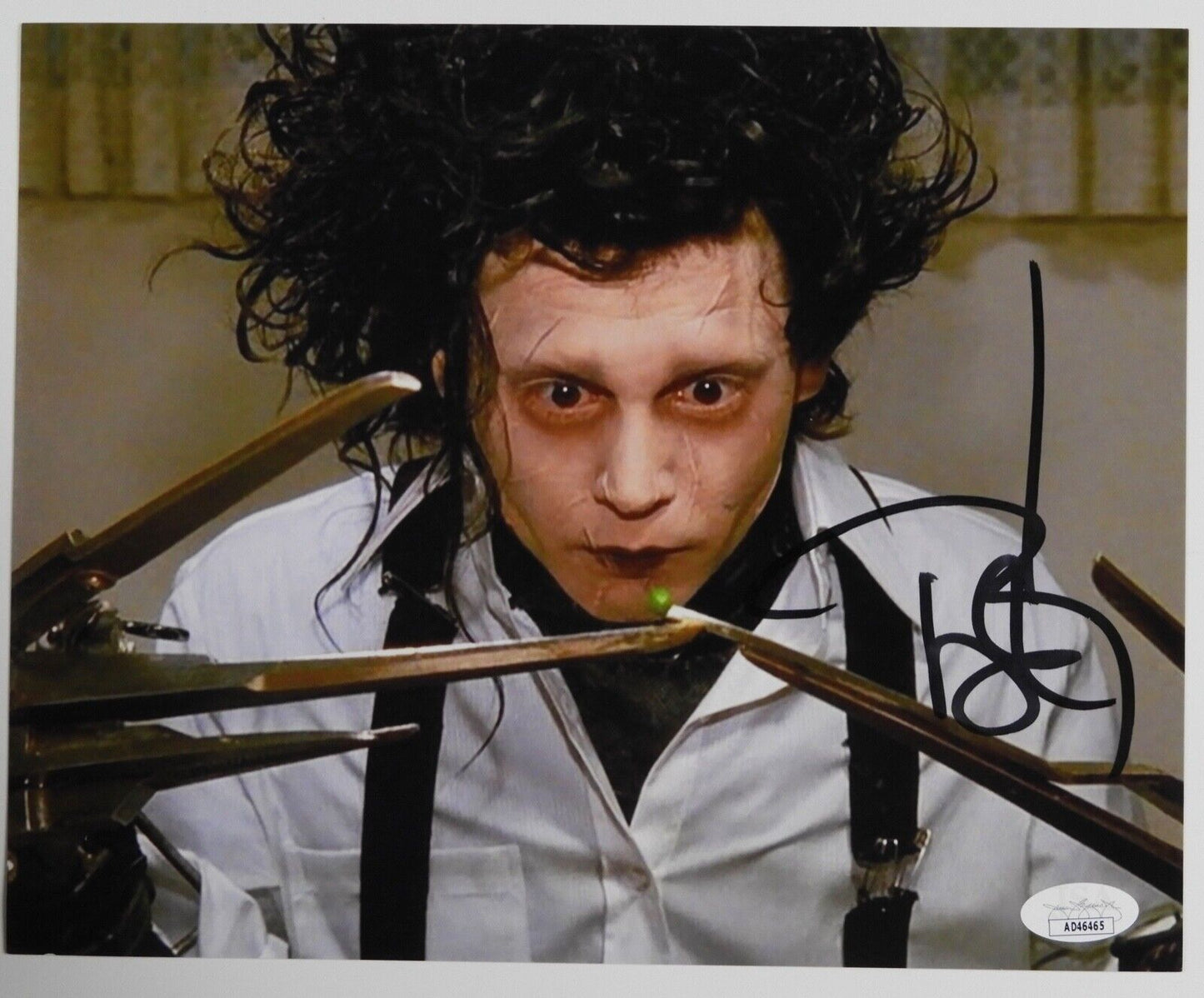 Johnny Depp JSA Signed Autograph 8 x 10 photo Edward Scissorhands