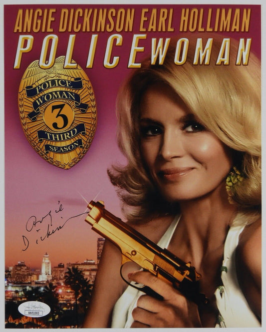 Angie Dickinson Signed Autograph JSA Photo 8 x 10