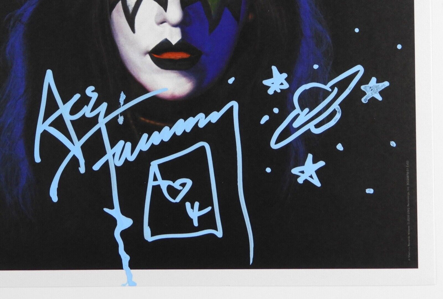 KISS JSA Ace Frehley Signed Autograph Signed Solo Lithograph