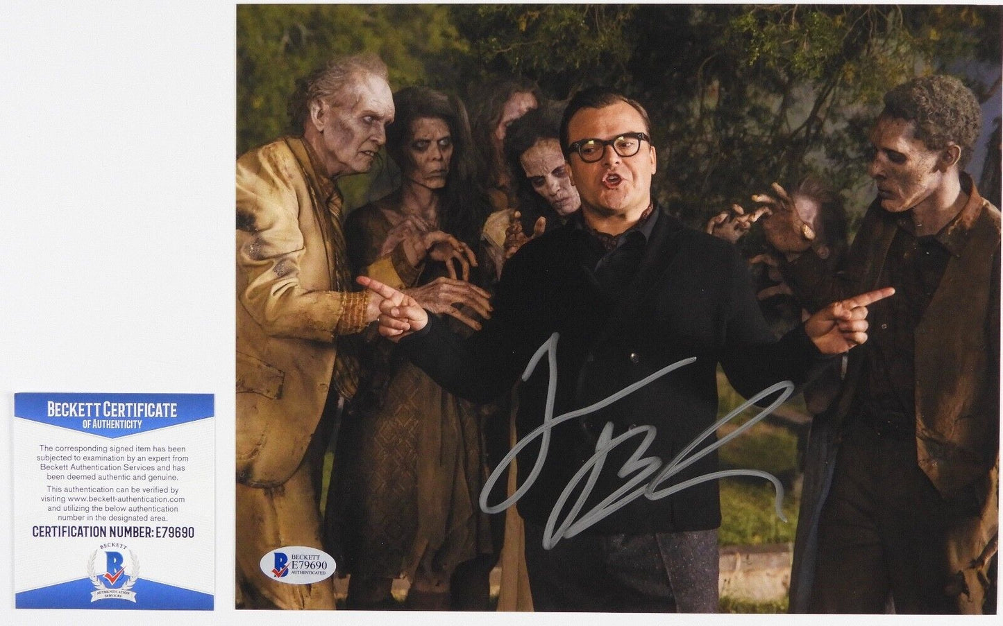 Jack Black Goosebumps Autograph Signed Photo Beckett COA 8 x 10