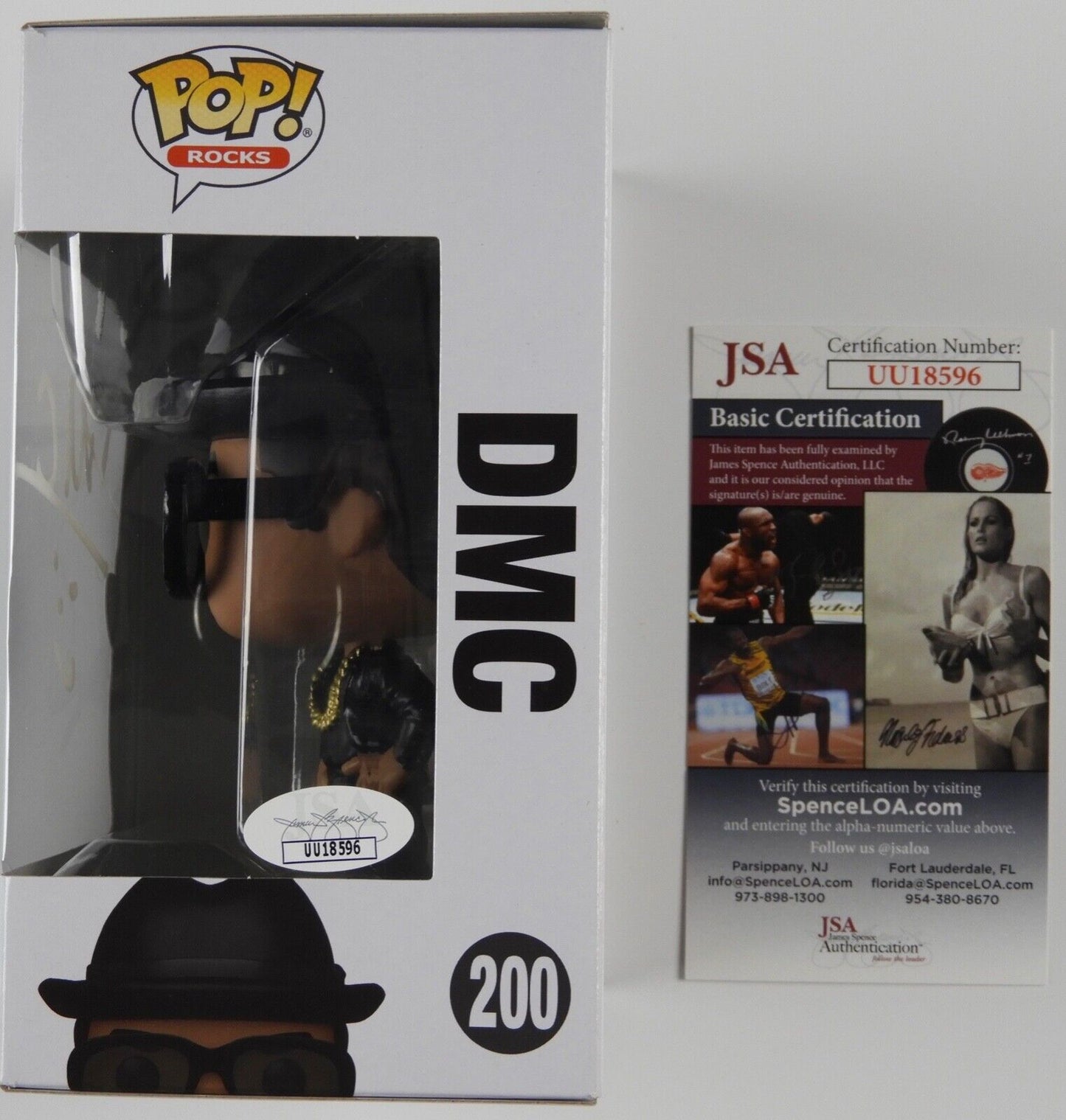Run DMC Signed Autograph Funko Pop 200 JSA COA Pop Rocks