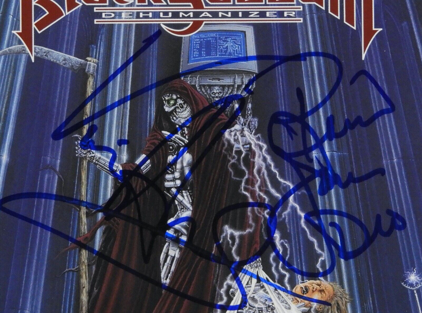 Black Sabbath JSA Signed Autograph CD Booklet Dehumanizer Ronnie James Dio Vinny
