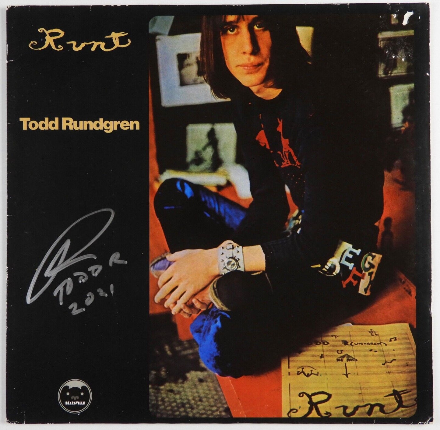 Todd Rundgren JSA Signed Autograph Album Vinyl Runt