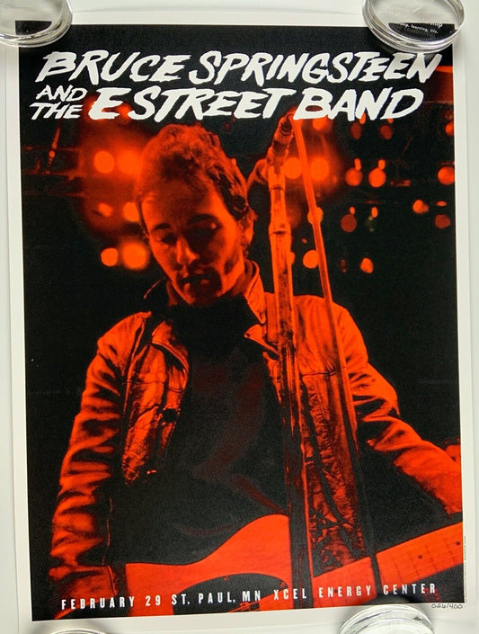 Bruce Springsteen St Paul MN Feb 2016 River Tour #/400 POSTER Lithograph