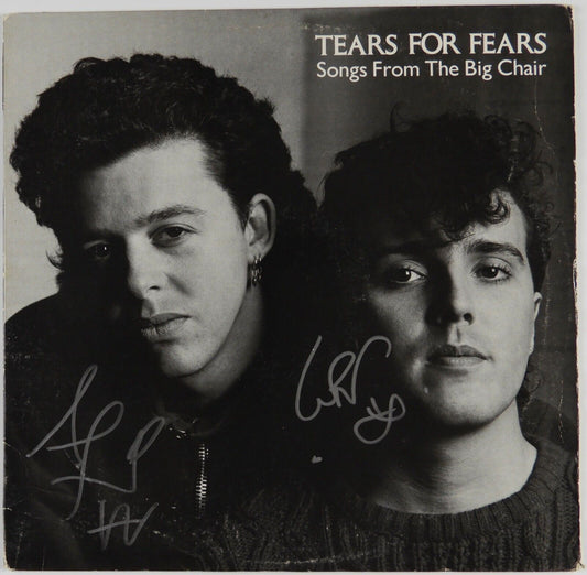 Tears For Fears JSA Signed Autograph Album Record Vinyl Songs From The Big Chair