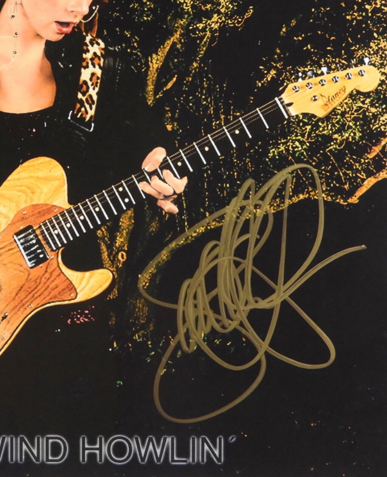 Samantha Fish JSA Autograph Signed Album Record Vinyl Black Wind Howlin'