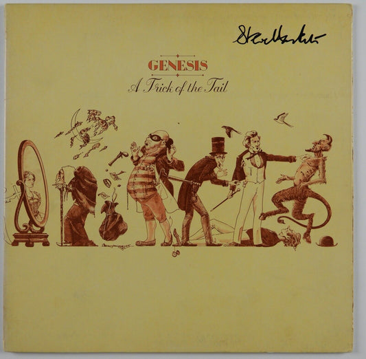 Genesis Steve Hackett JSA Signed Autograph Album Record LP A Trick of The Tail