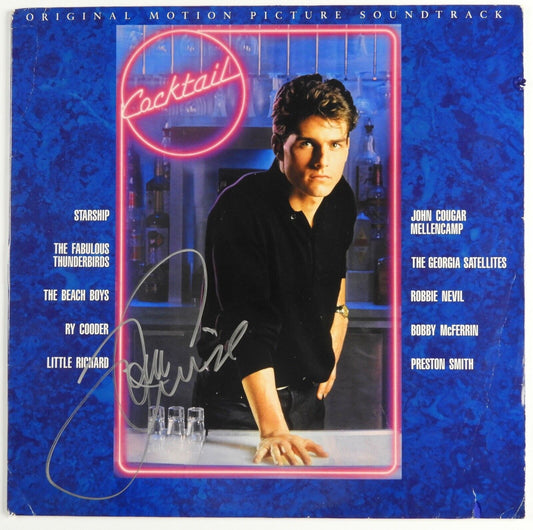 Tom Cruise JSA Signed Autograph Record Vinyl Cocktail Soundtrack