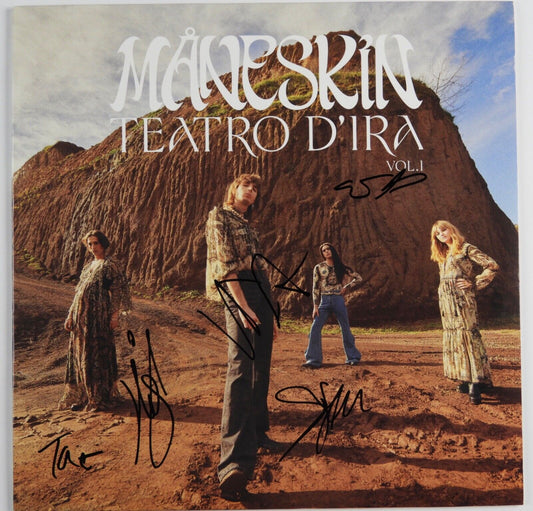 Maneskin Fully JSA signed autograph Vinyl Record Teatro D'ira Vol. 1