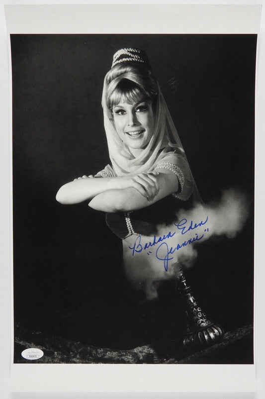 Barbra Eden I Dream Of Jennie  Autograph JSA 11 x 17 Signed Photo