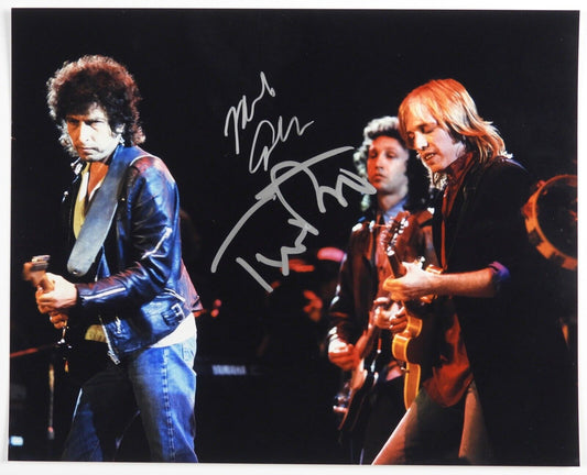 Tom Petty & Mike Campbell Signed Autograph 8 x 10 photo