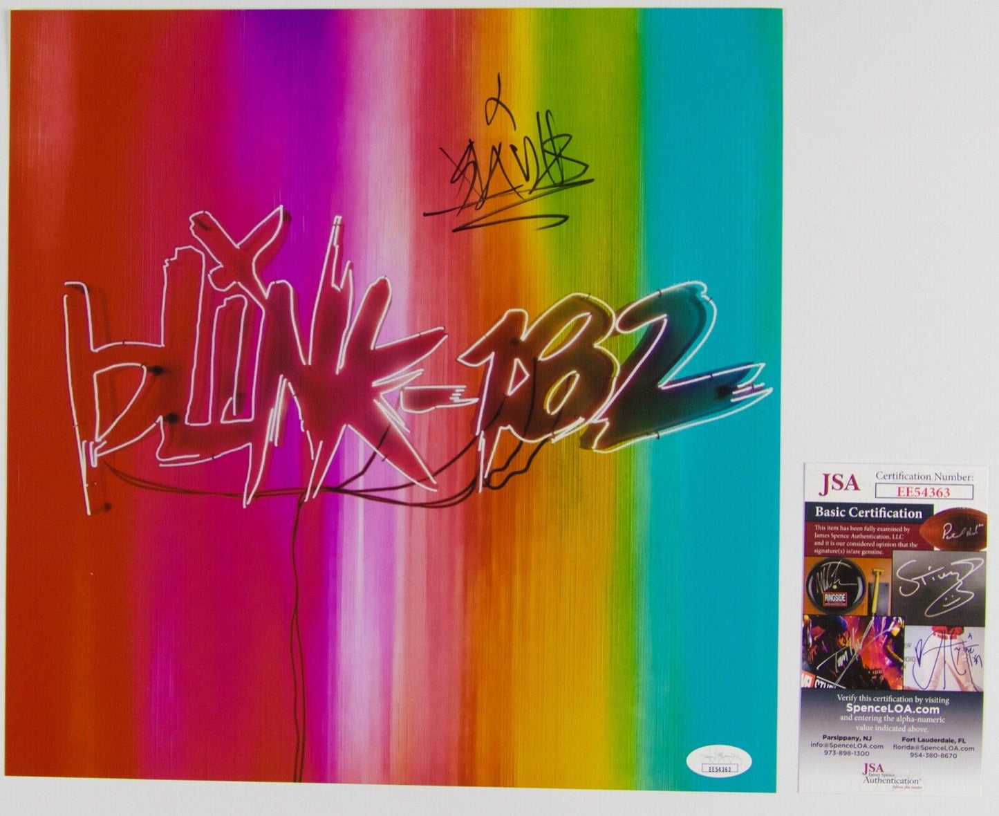 Blink 182 Travis Barker JSA Signed Autograph 12" Photo looks like Album