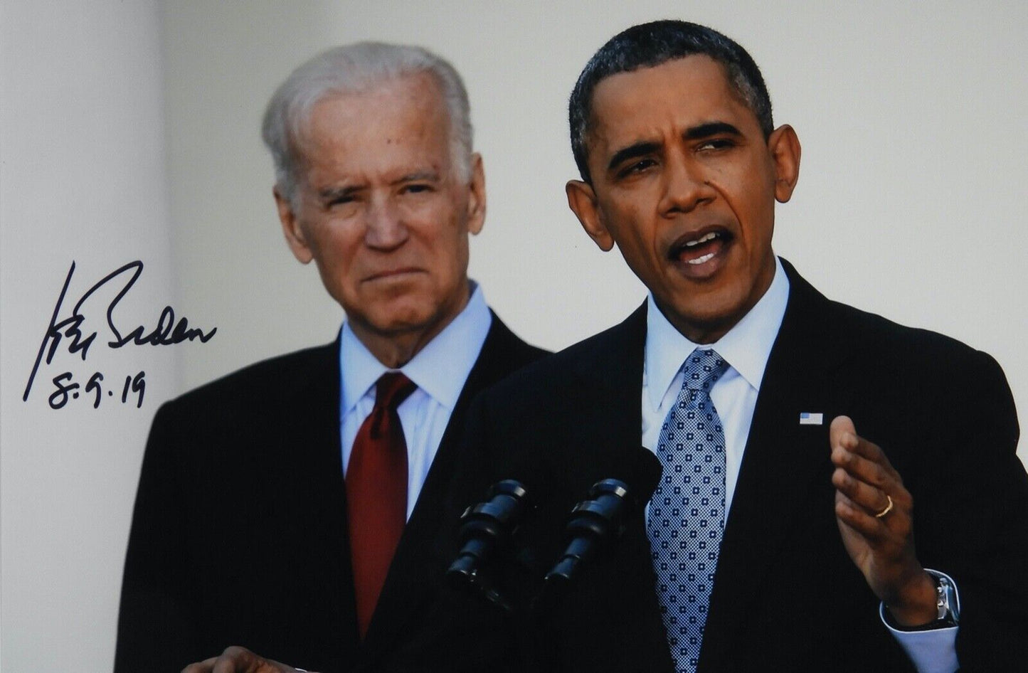Joe Biden 46th President JSA Autograph Signed Photo COA 8 x 10 Obama