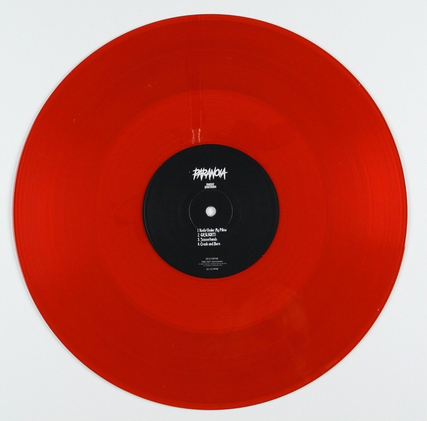 Maggie Lindemann JSA Signed Autograph Album Record Paranoia Red Vinyl