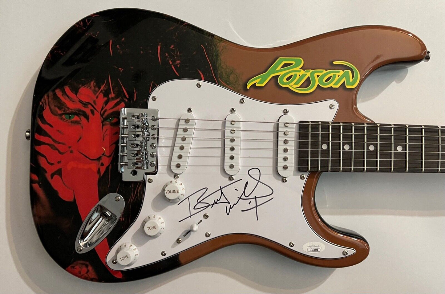 Bret Michaels Poison JSA Signed Autograph Electric Stratocaster Guitar