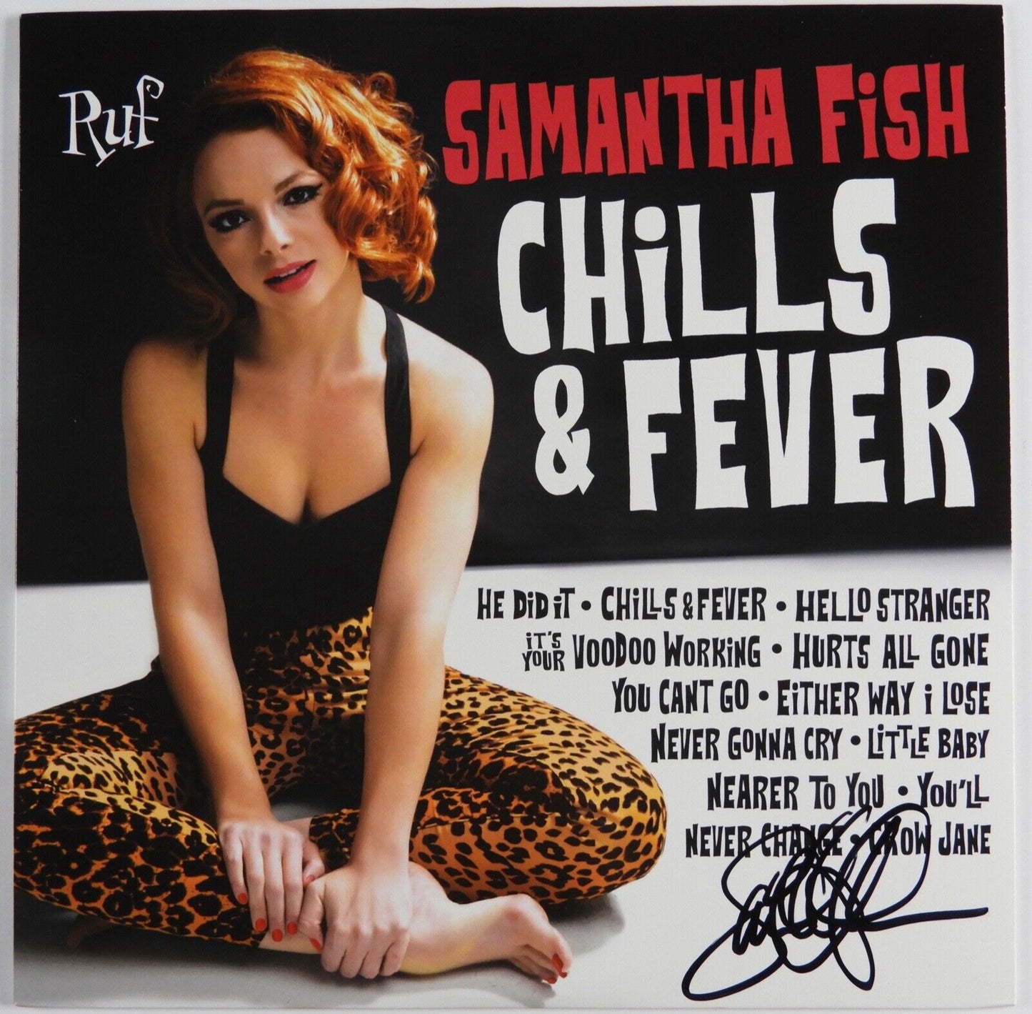 Samantha Fish JSA Autograph Signed Album Record Vinyl Chills & Fever
