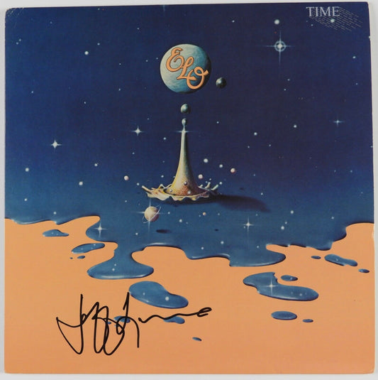 Jeff Lynne ELO Time JSA Signed Autograph Record Album Electric Light Orchestra