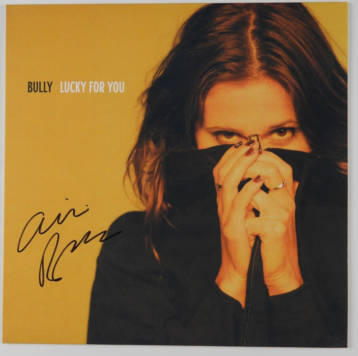 Alicia Bognanno Bully  JSA Autograph Signed Album Vinyl LP Lucky For You