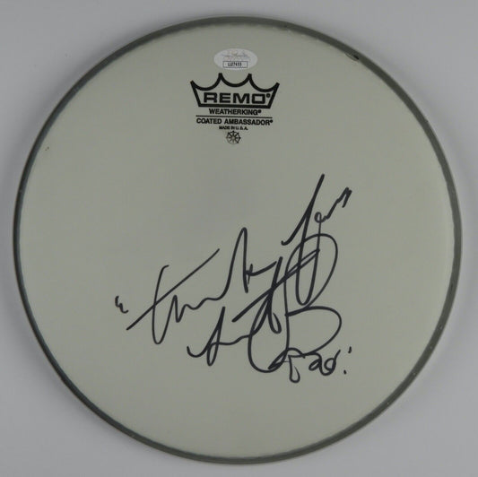 Charlie Watts Rolling Stones JSA Signed Drum Head