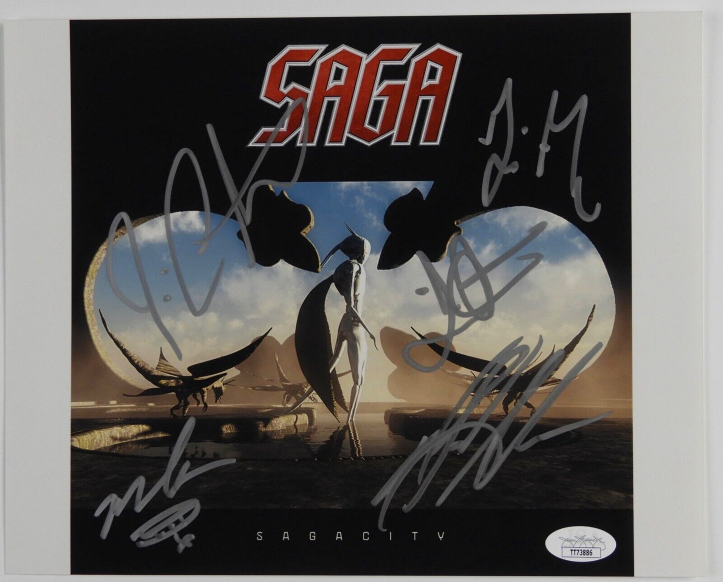 SAGA Fully Signed Signed JSA Autograph Photo 8 x 10