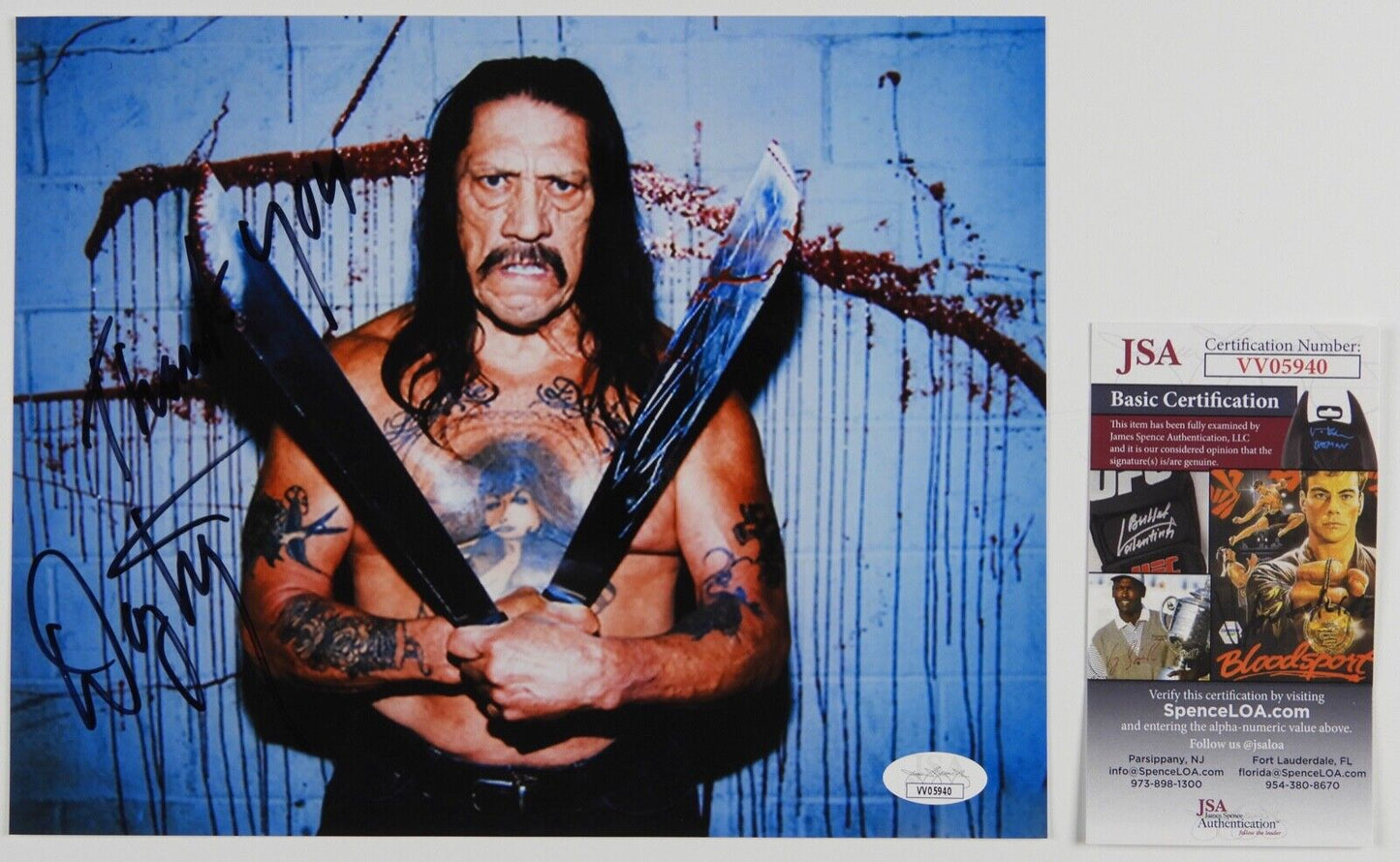 Danny Trejo Autograph JSA 8 x 10 Signed Photo