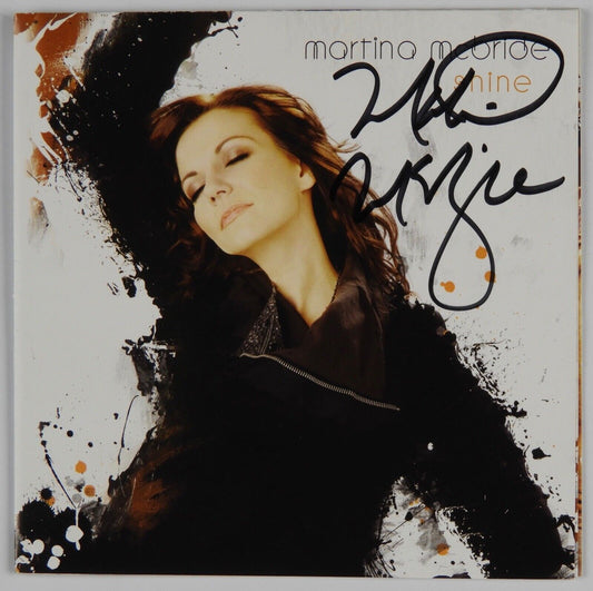 Martina McBride  JSA Signed Autograph CD Booklet Shine