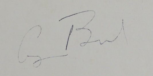 President George Bush H. W. JSA COA Signed Autograph Cut