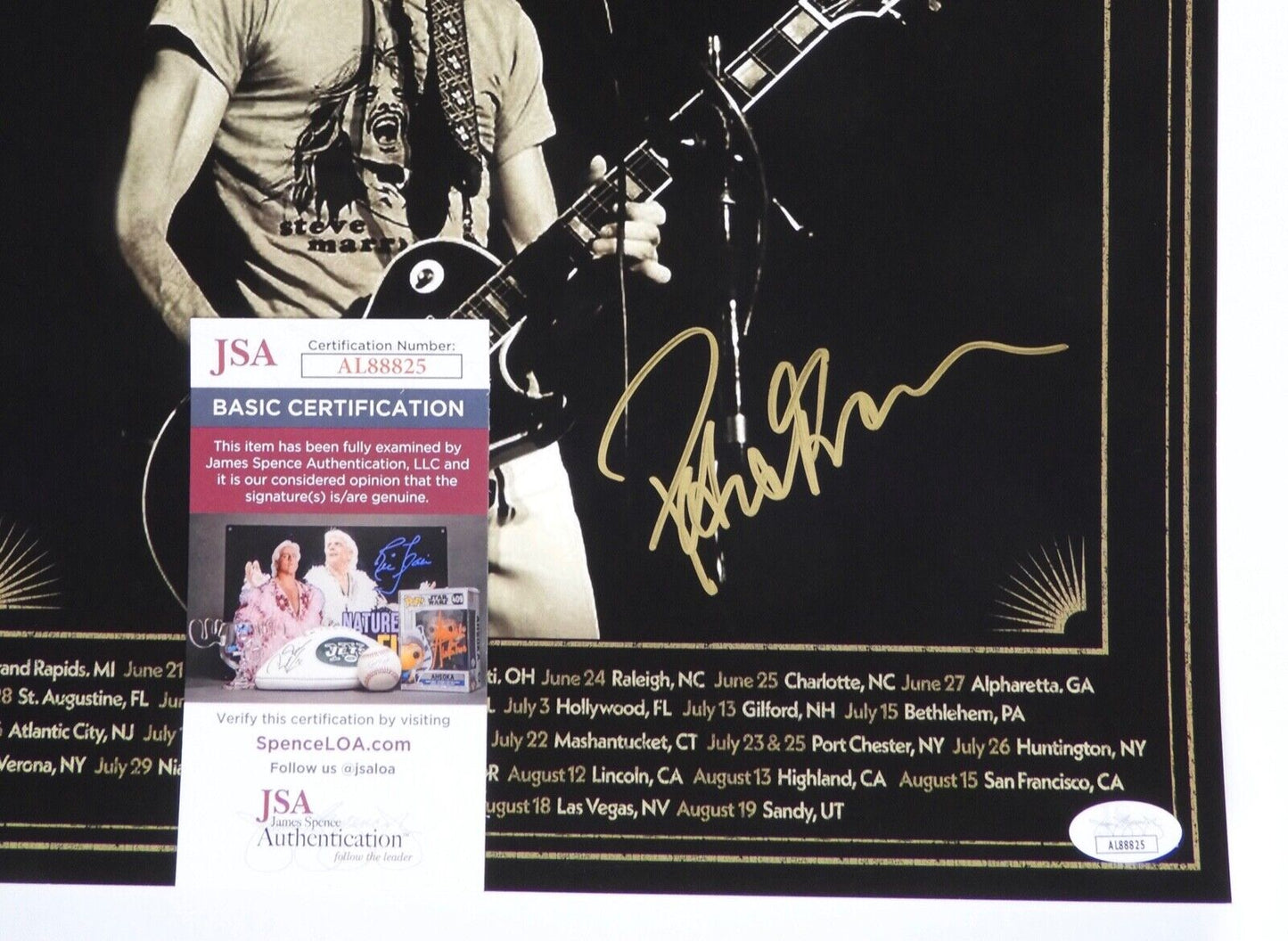 Peter Frampton Signed JSA Autograph 11 x 17 Concert Poster Lithograph 2023