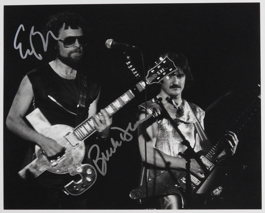 Buck Dharma Eric Bloom JSA Signed Autograph Photo 8 x 10 Blue Oyster Cult