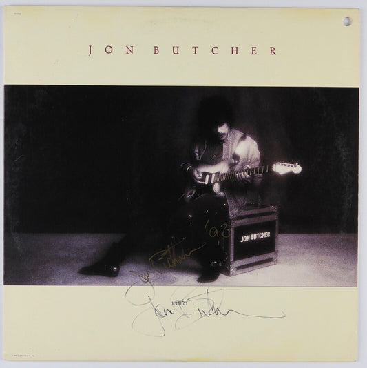 Jon Butcher Signed Autograph JSA Record Album Vinyl LP Wishes