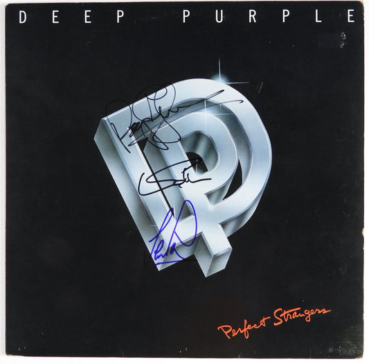 Deep Purple JSA Signed Autograph Album Vinyl Record Roger Glover Ian Pacie