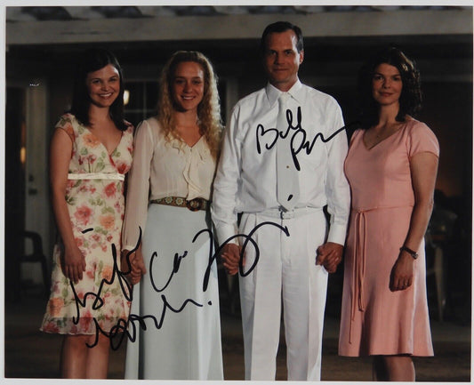 Big Love Cast Bill Paxton Chloe Sevigny Ginnifer Autograph Signed 8 x 10 JSA
