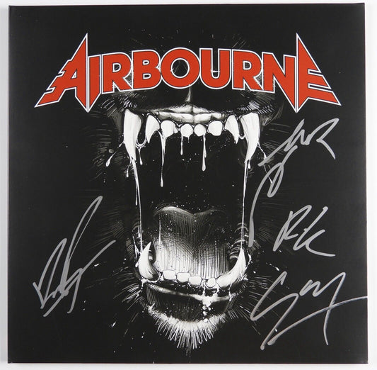 Airborne JSA Signed Autograph Record Vinyl Rik Emmett