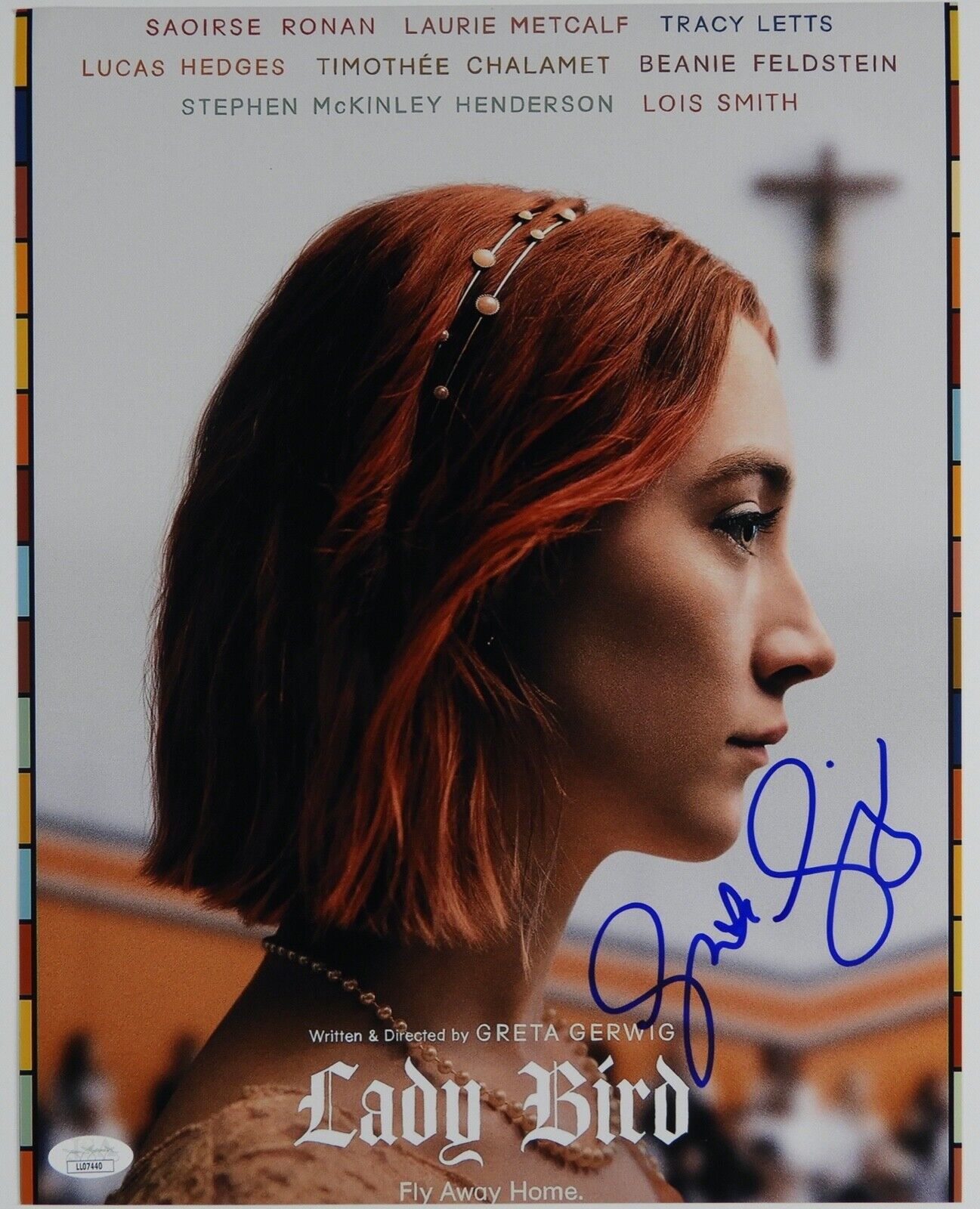 Saoirse Ronan Lady Bird JSA Signed Autograph Photo 8 x 10