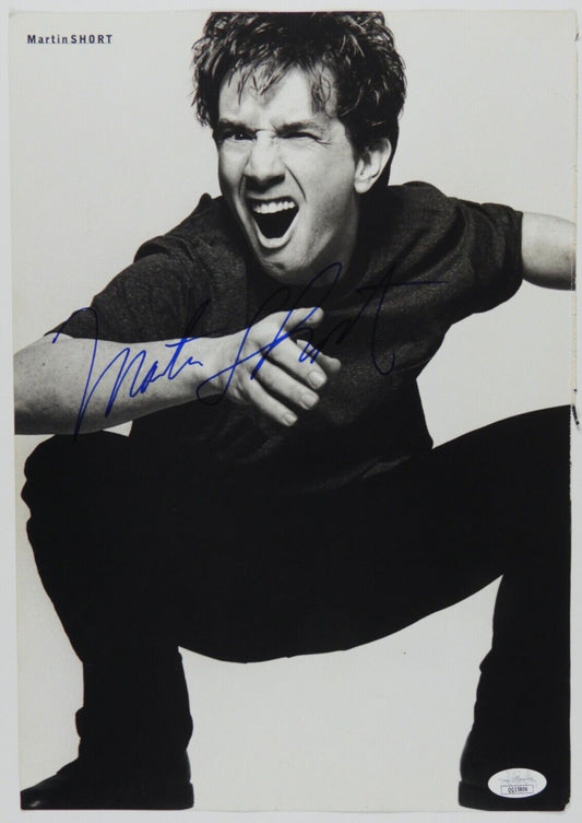 Martin Short Autograph Signed Magazine Photo JSA COA 9 x 13 1/2