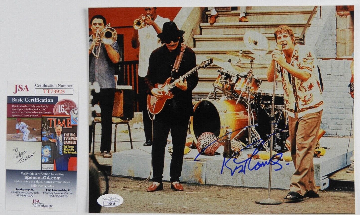 Rob Thomas Signed Autograph JSA COA 8 x 10 photo Santana