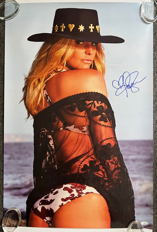 Jessica Simpson Signed Autograph Poster Limited Edition