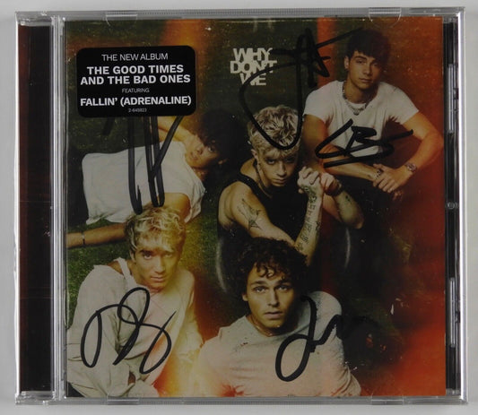 Why Don't We Fully Signed Autograph CD The Good Times Sealed JSA guaranteed