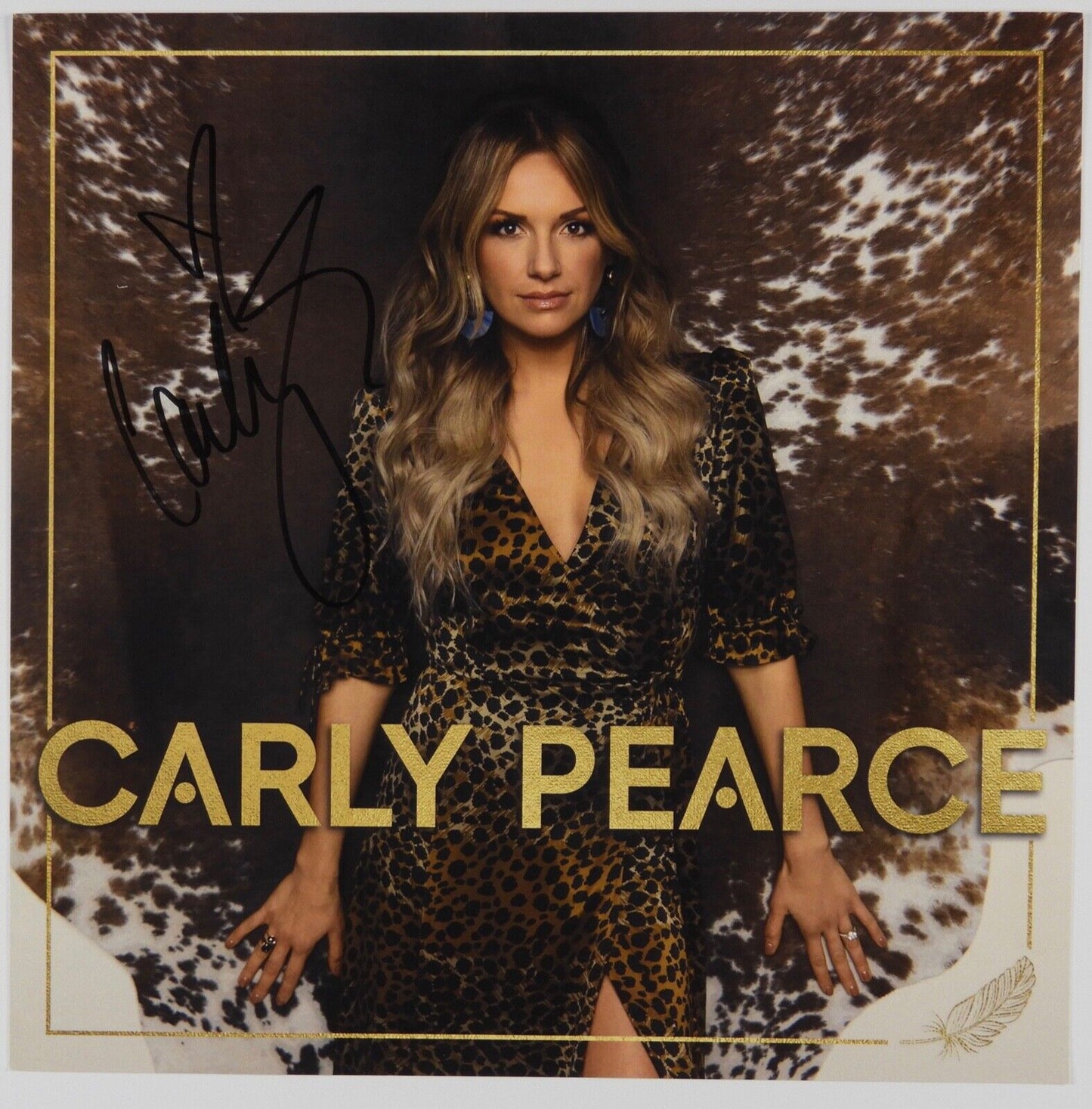 Carly Pearce JSA Signed Autograph Album Flat includes The Album and Record