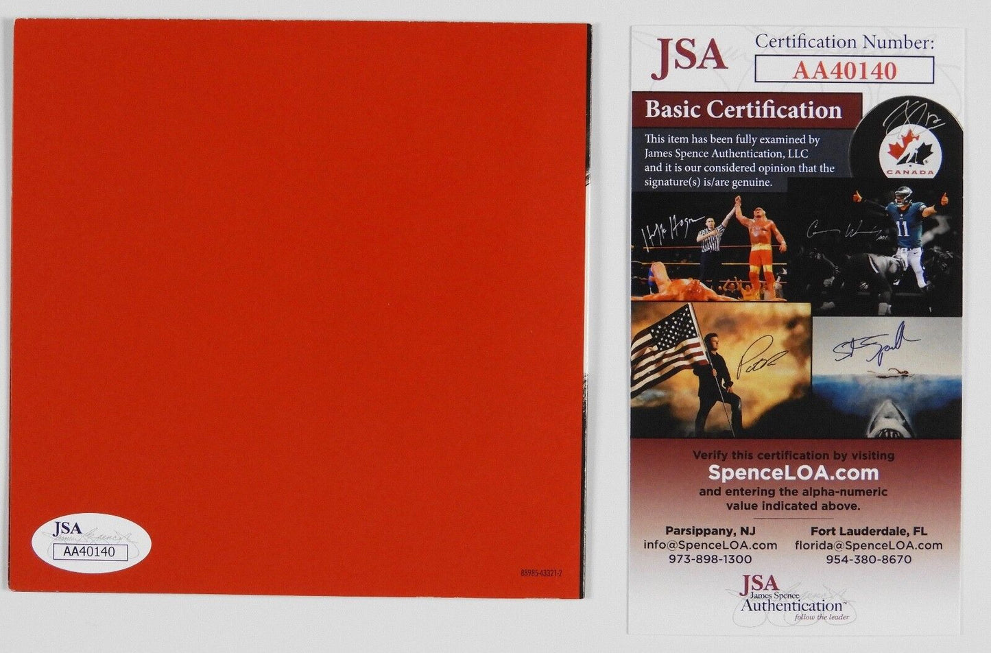 Tim McGraw JSA signed autograph CD Booklet The Rest Of Our Life