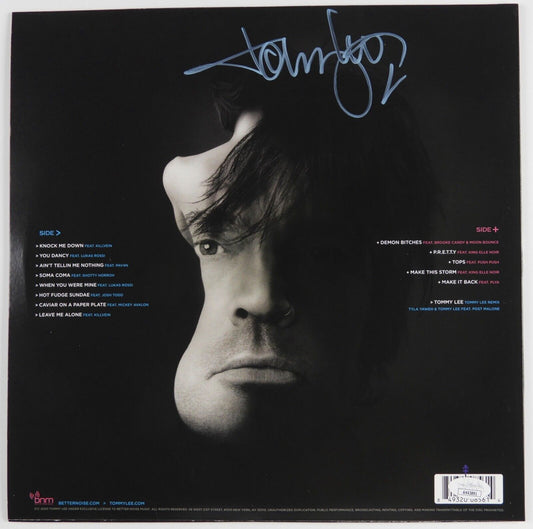 Tommy Lee JSA Signed Autograph Album Vinyl Record Andro Motley Crue