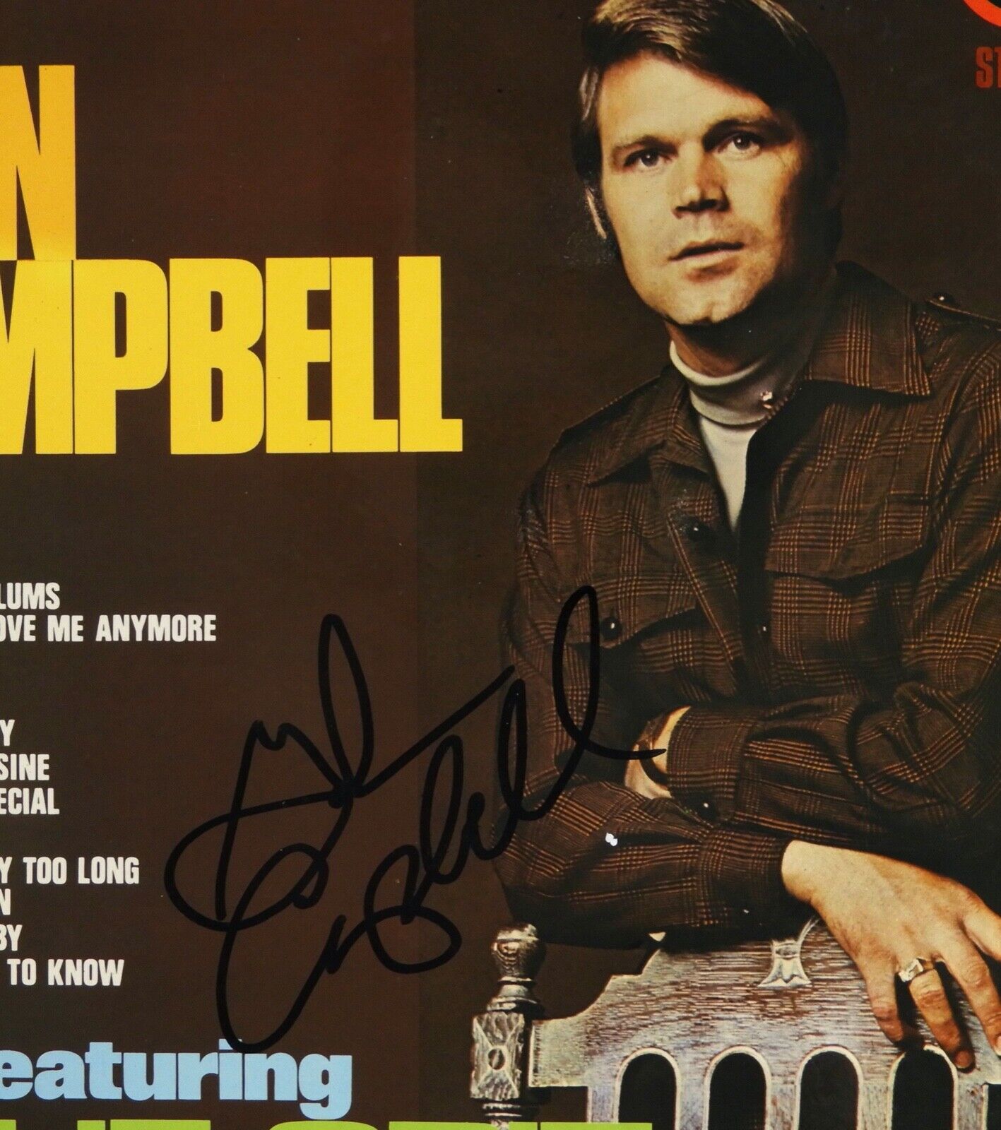 Glen Campbell JSA Signed Autograph Album Record Vinyl This Is