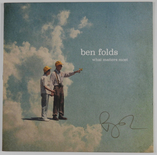 Ben Folds JSA Signed Autograph Album Record Vinyl What Matters Most
